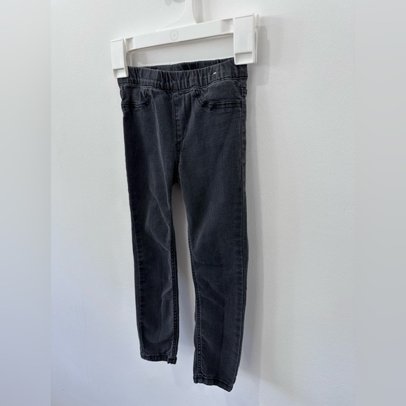 H&M Girl’s Black Pull On Jeggings & Denim - 4t - Picture 6 of 6